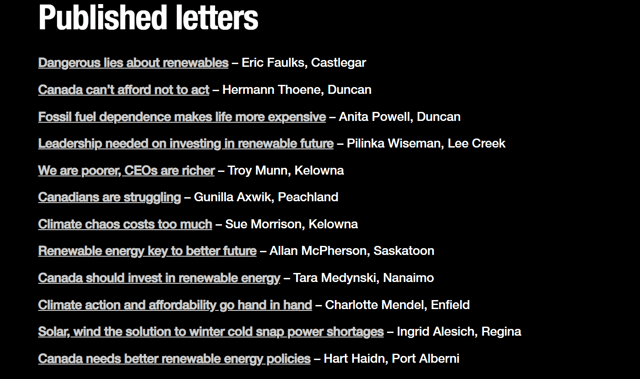 Published Letters -1